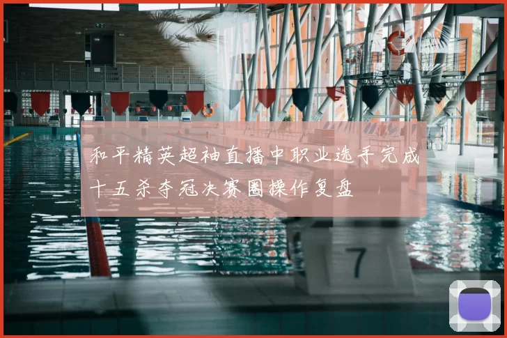 和平精英超袖直播中职业选手完成十五杀夺冠决赛圈操作复盘